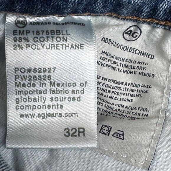 AG Adriano Goldschmied Marni High Rise Straight Jean - Picture 4 of 10